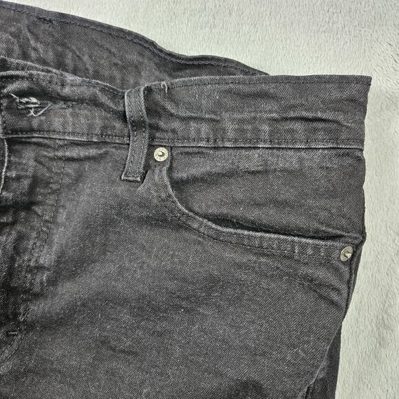 Levi's 511 Jeans Black Mens 36x30 Slim Straight Leg Denim Skater Measure 34x27.5 - Picture 4 of 13